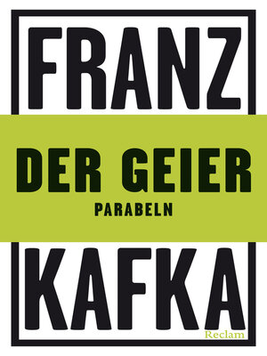 cover image of Der Geier. Parabeln